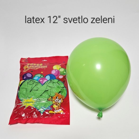 Latex obicni 12'' s.zeleni