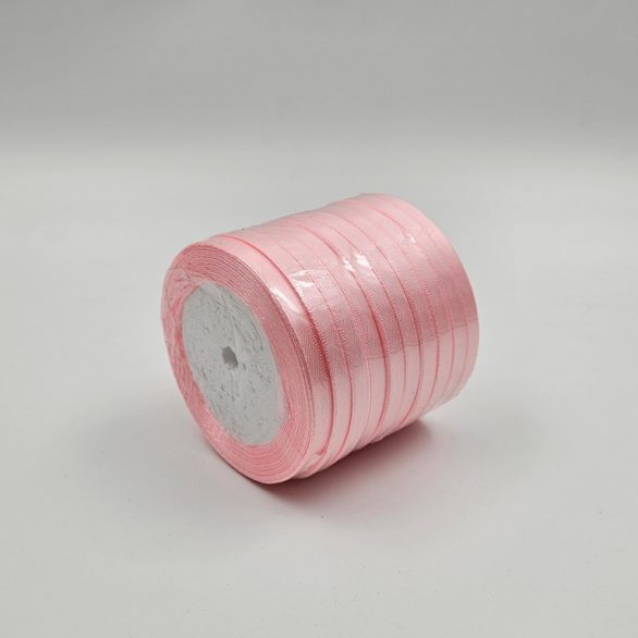 Saten traka 0.5cm roze