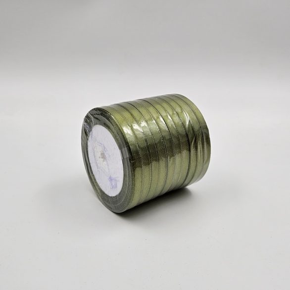 Saten traka 0.5cm maslina