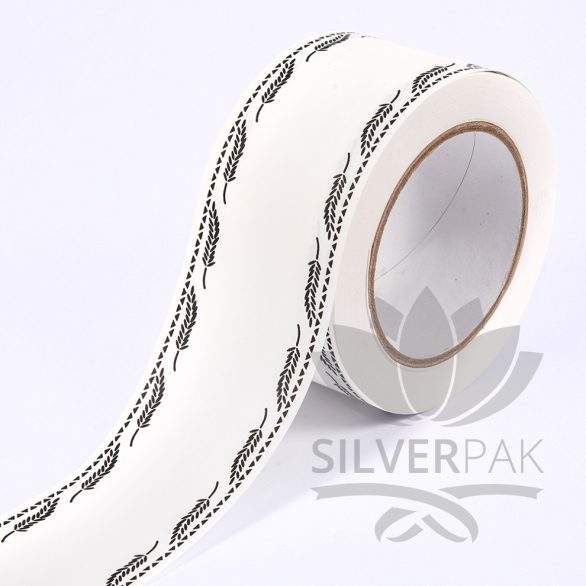 Traka sa bordurom 6cm belo-crna
