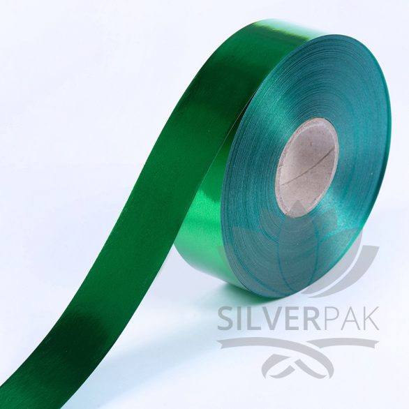 Traka metalik 3cm zelena