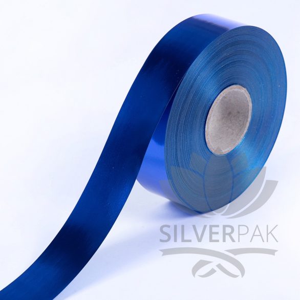 Traka metalik 3cm plava