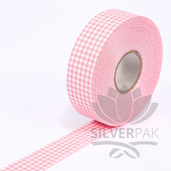 Karo traka 3cm roze