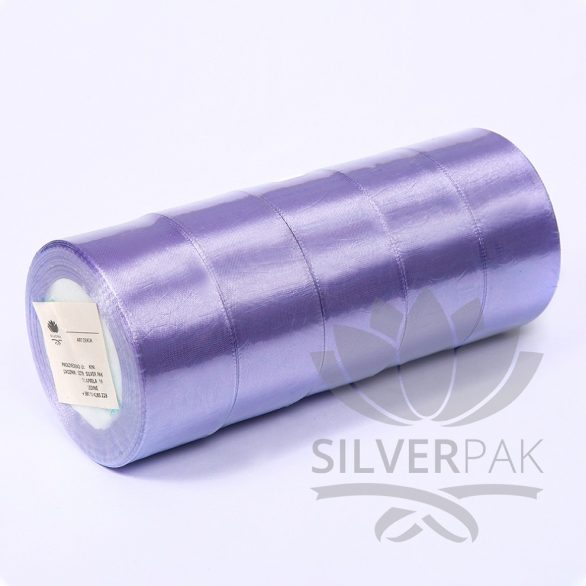 Saten traka 2,5cm lila