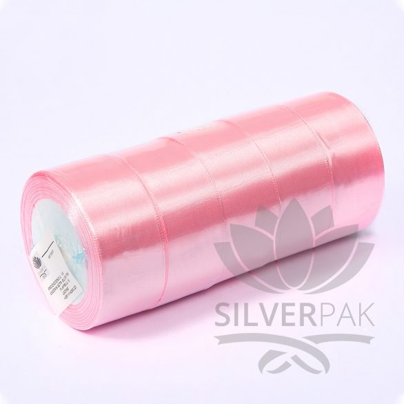 Saten traka 2,5cm roze