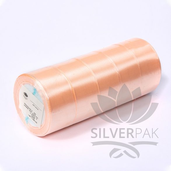 Saten traka 2,5cm kajsija