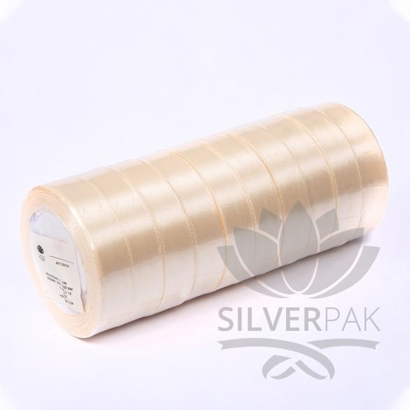 Saten traka 2cm krem