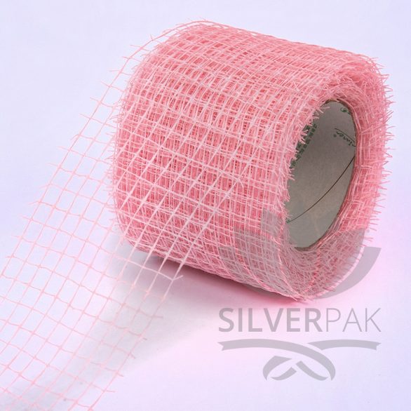 Traka mreza 10cm s.roze