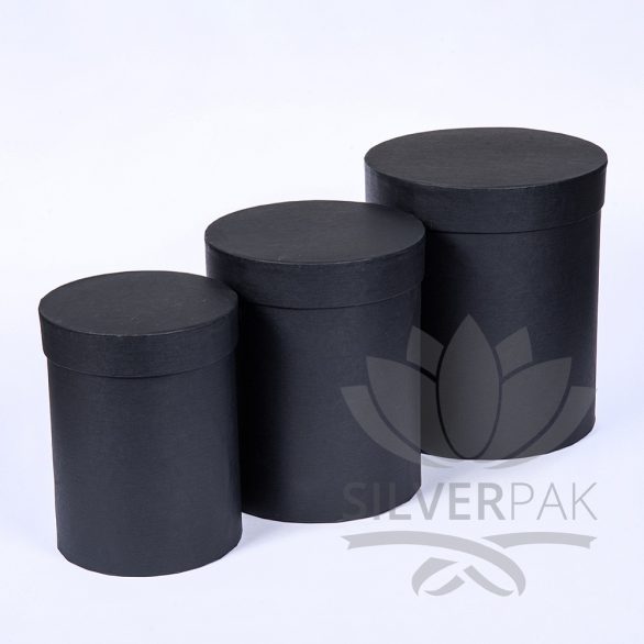 Box okrugli crni
