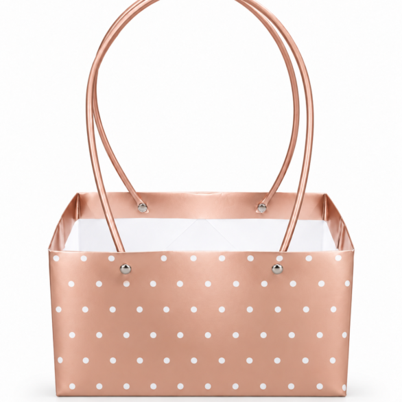 Torbica 4 rose gold sa tackicama