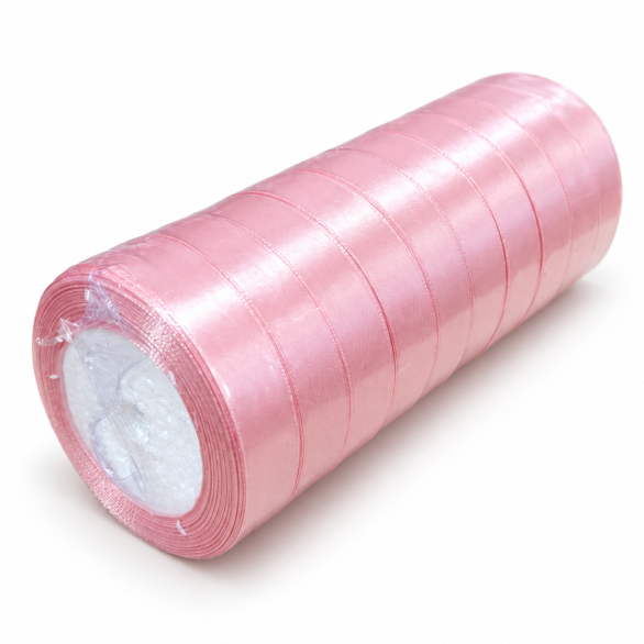Saten traka 2cm prljavo roze