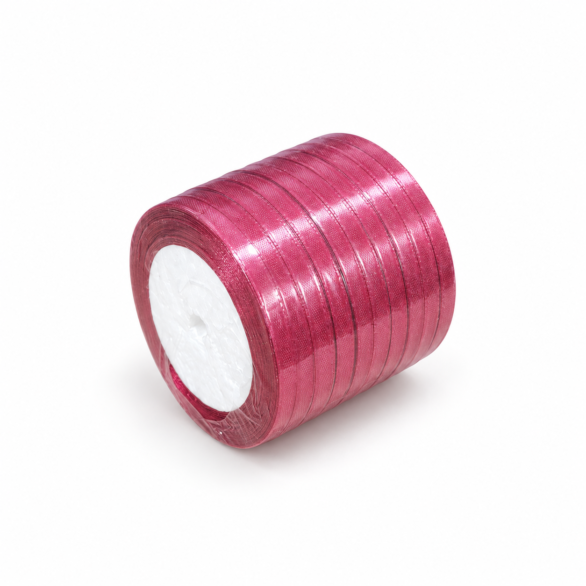 Saten traka 0,5cm bordo